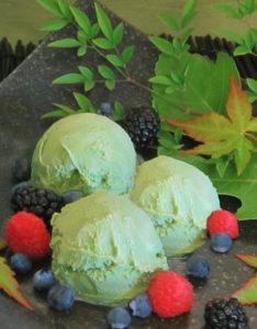 the vert matcha, the macha, macha, glace, glace au thé