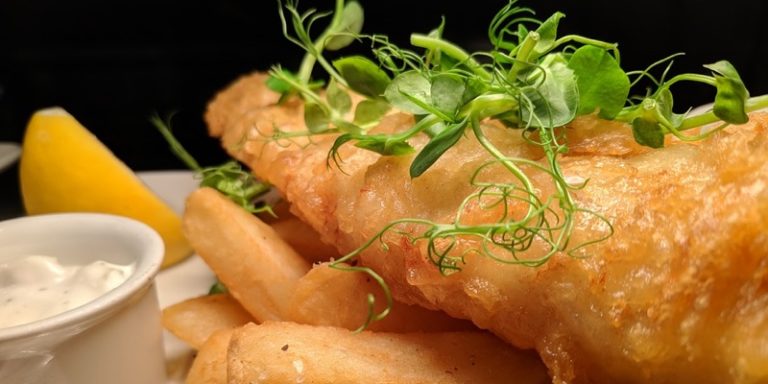 cabillaud frit matcha algues